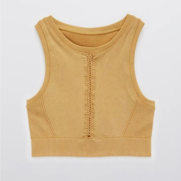 Aerie Set OFFLINE Seamless Macrame High Waisted Legging & Sports Bra, Medium - Picture 3 of 8